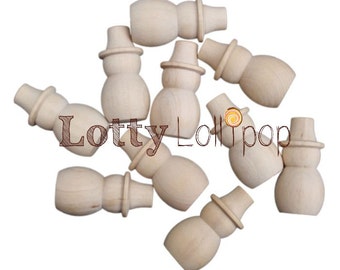 wooden unfinished peg blank