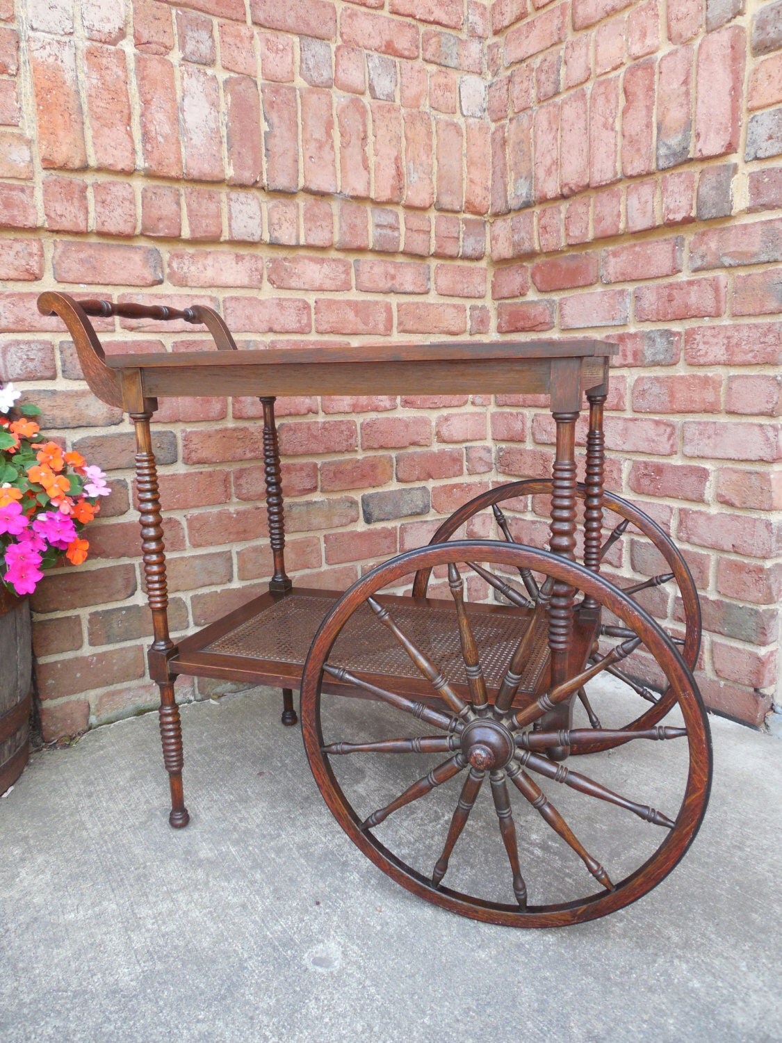Bar cart vintage rolling bar cart antique bar cart by artiques71