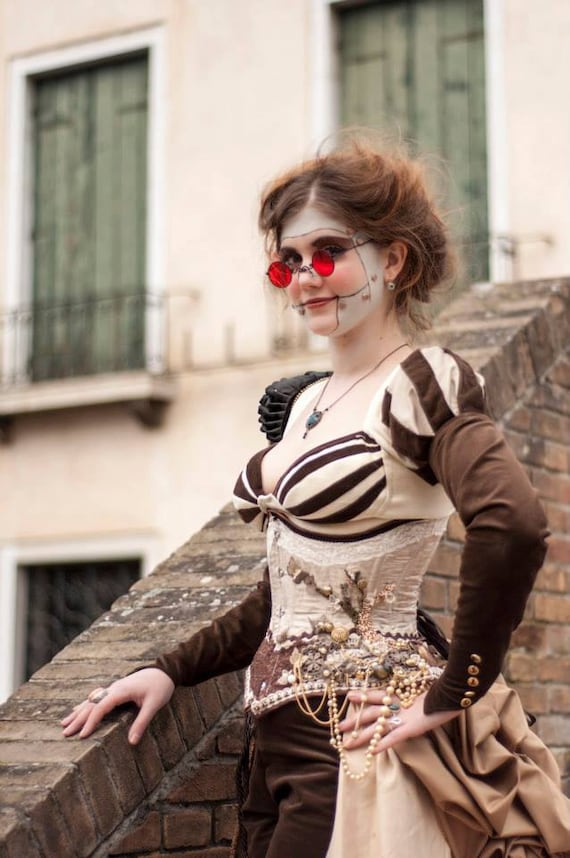 Steampunk costume by Grimildesmirror steampunk buy now online