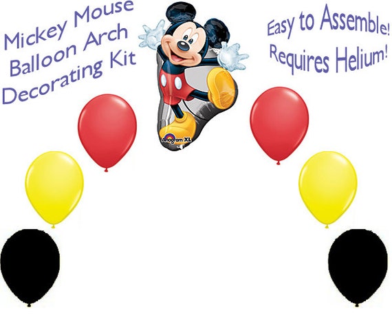 mickey mouse balloon arch