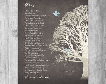 Father daughter poem | Etsy