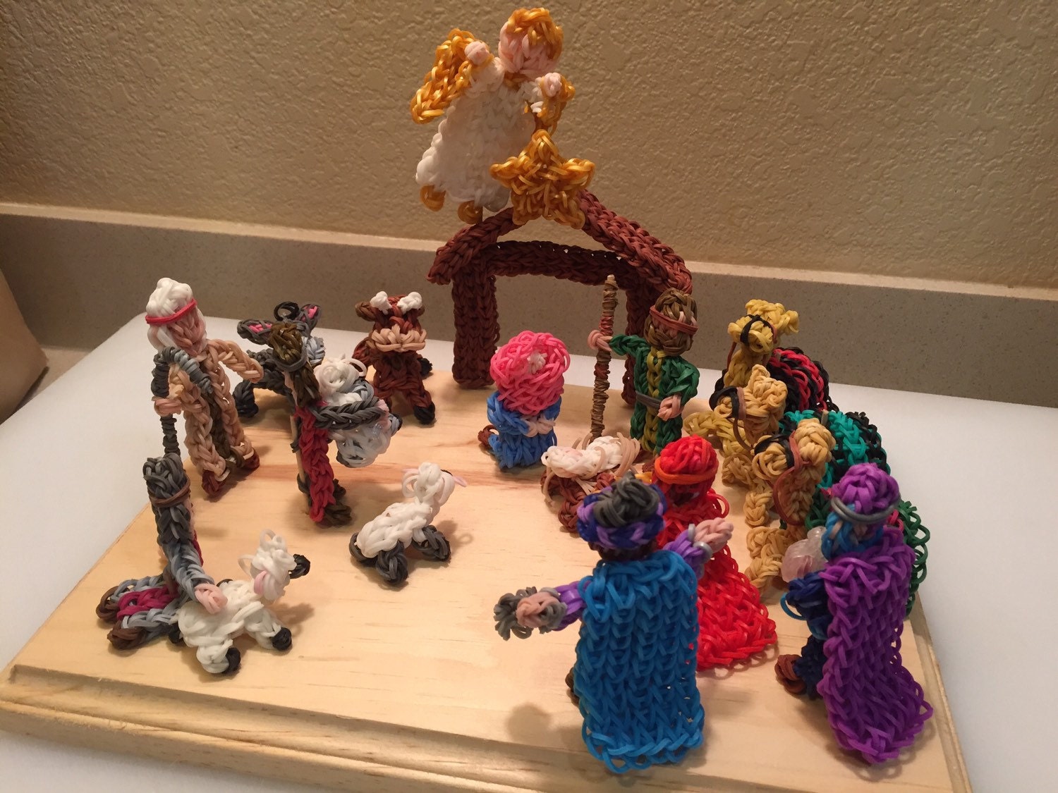Handmade Nativity Set