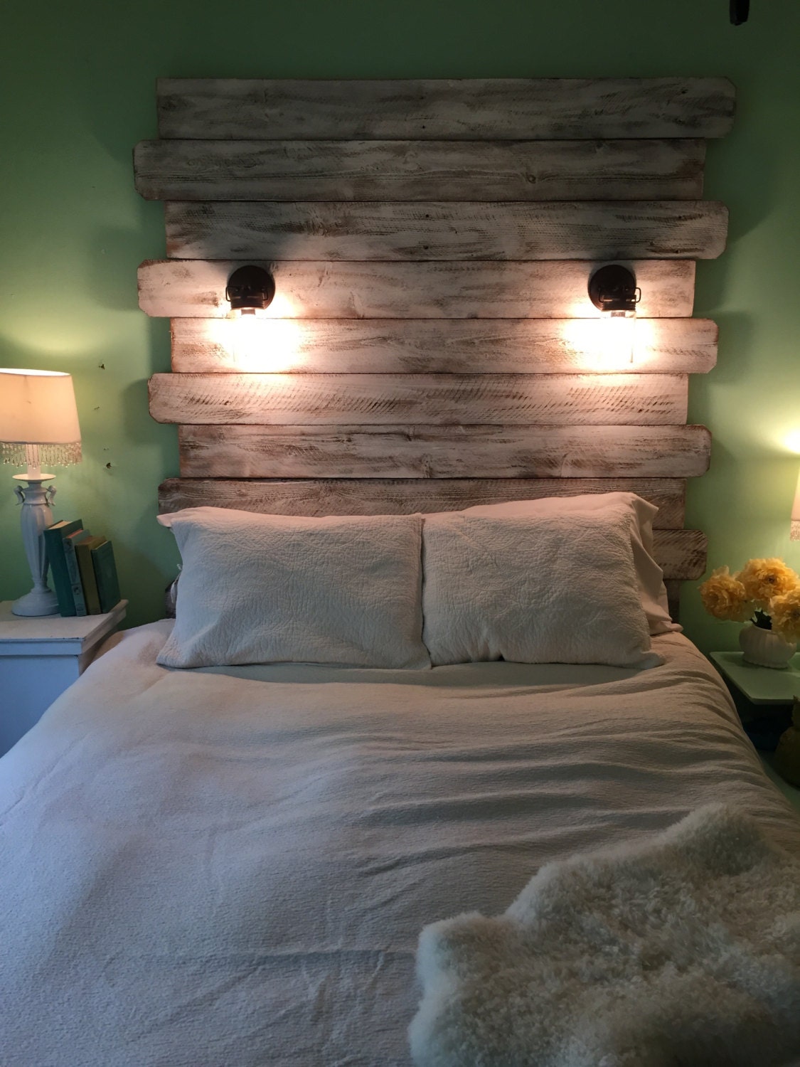 Queen Headboard And Frame With Lights at Joseph Miller blog