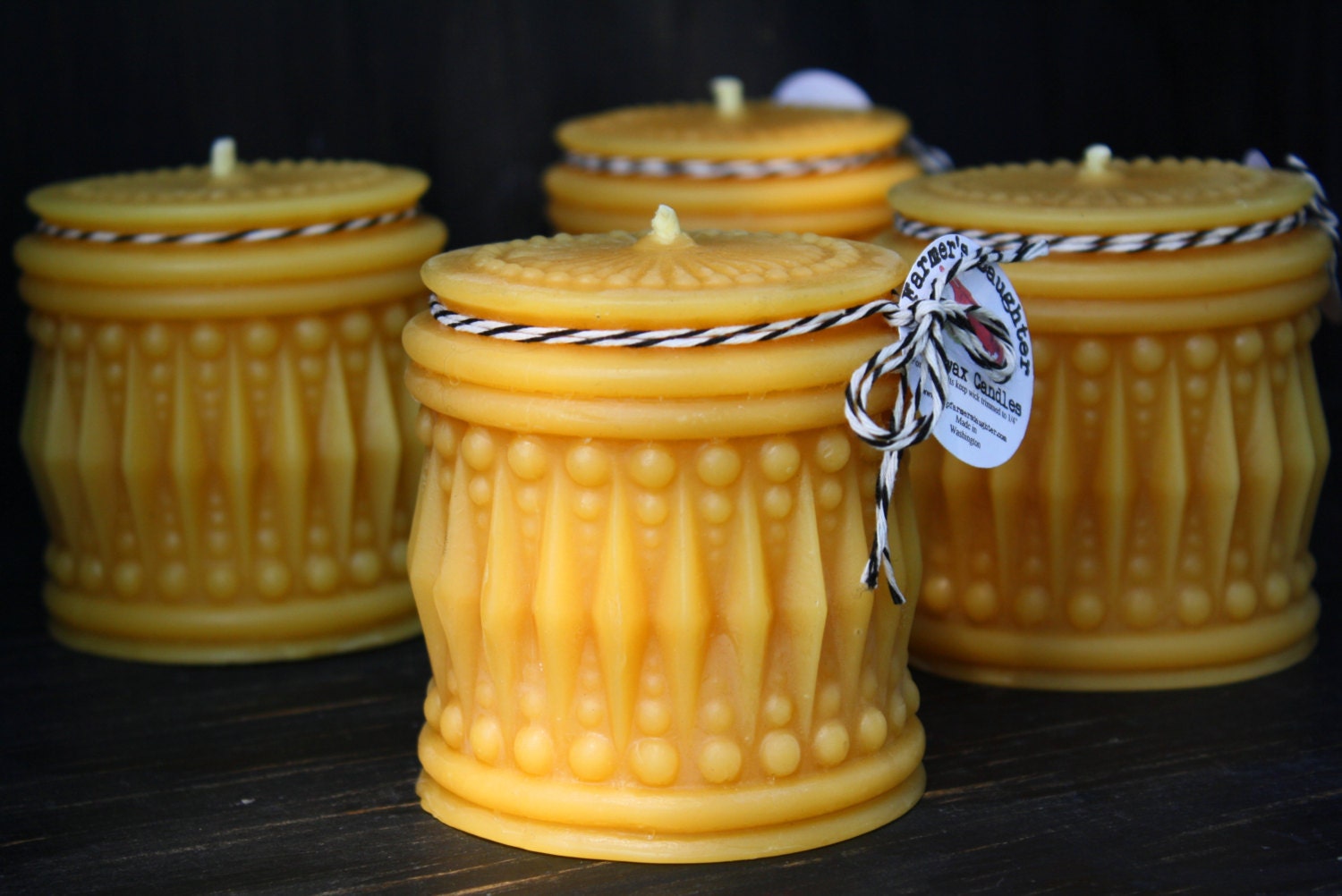 BEESWAX PILLAR candle large beeswax candle long burning