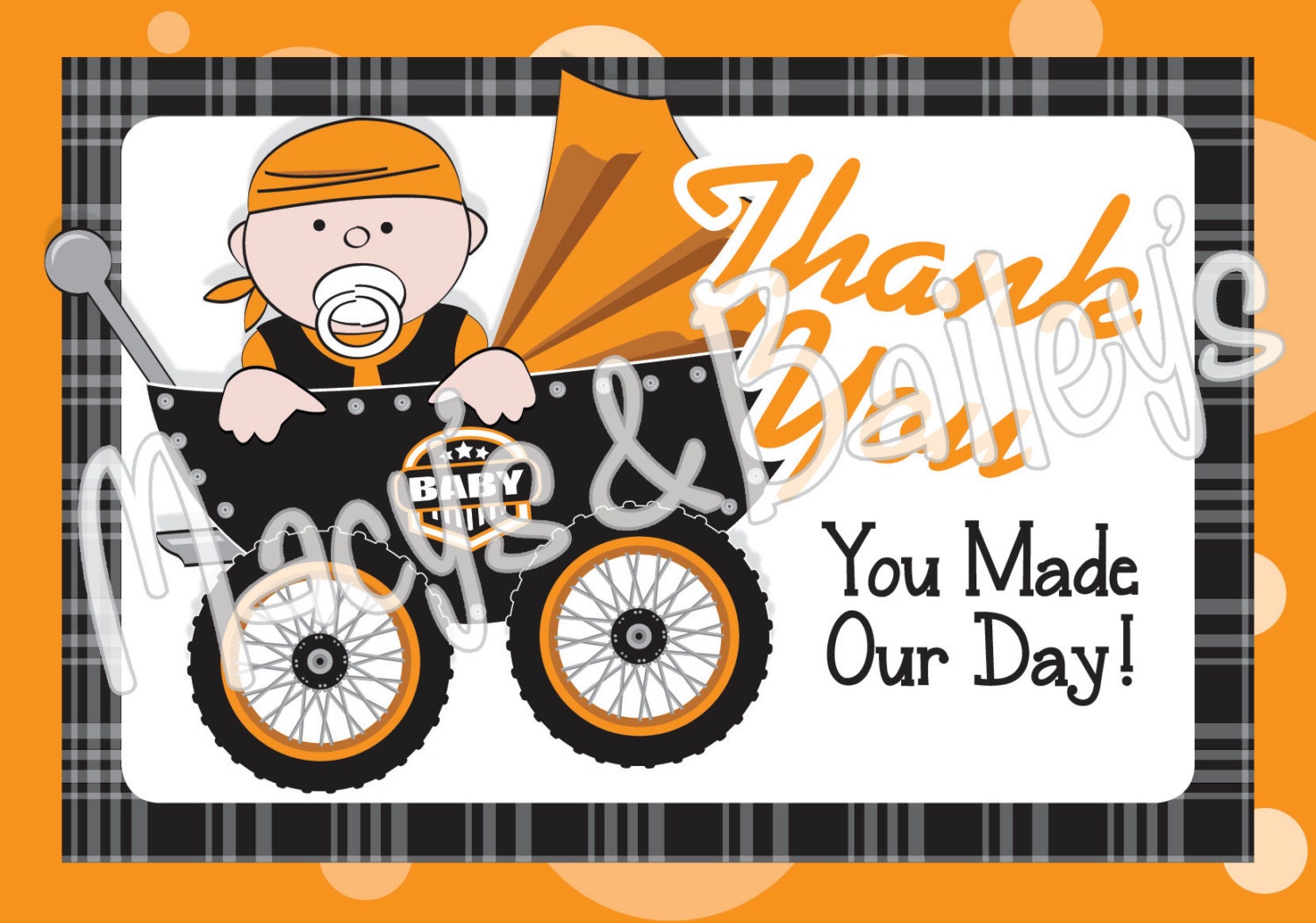 Biker 1 Thank You Card