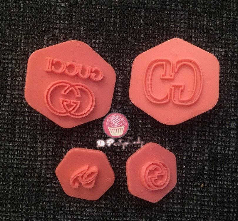 Gucci embosser handbag logo designer cutter mold fondant decor