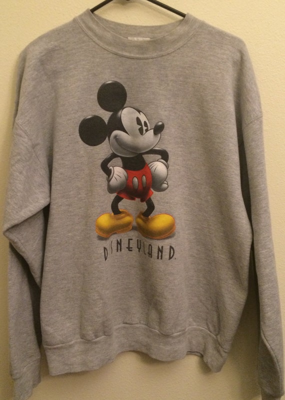 gray mickey mouse sweatshirt