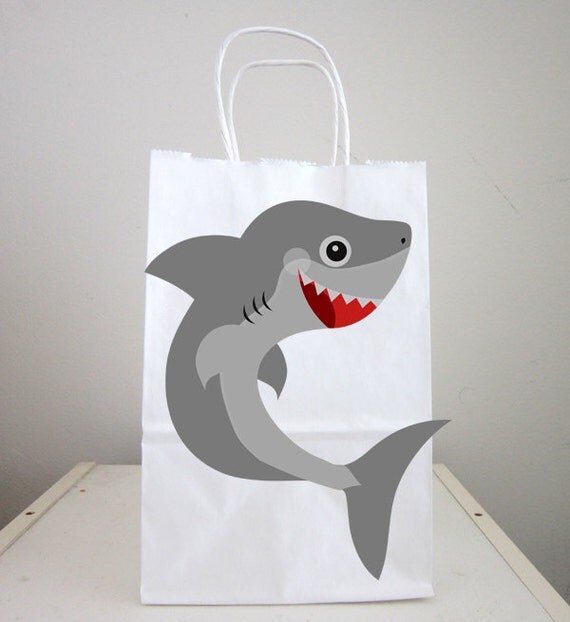 Shark Goody Bags Shark Favor Bags Shark Party Bags Shark