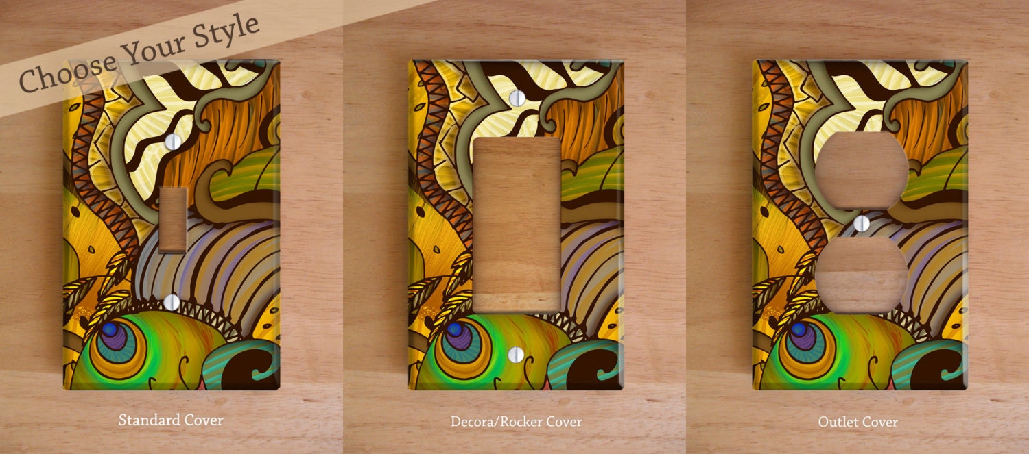 Caravan Vinyl Light Switch Cover Outlet Cover Wallplate