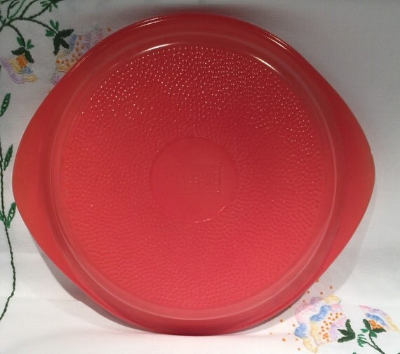 Glasbake PINK glass pie plate RARE/HTF Color
