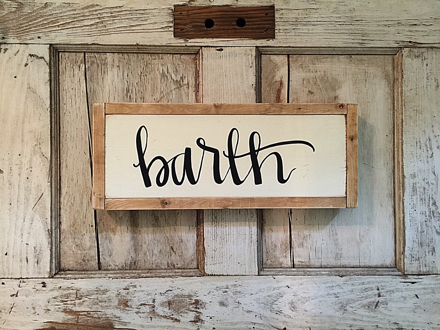 Last Name Sign Home Decor Wedding Name Sign Reclaimed