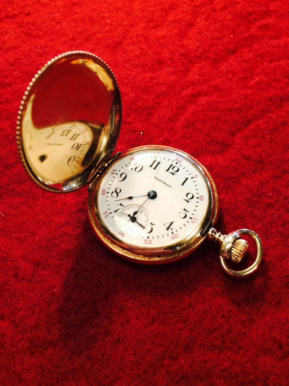 1864 Waltham Ladies Pocket Watch 14k Gold Very Low Serial