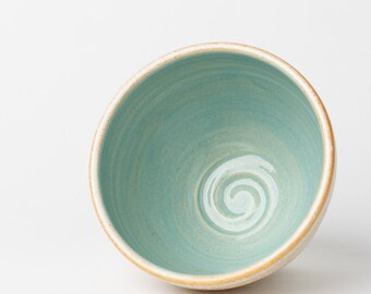 EVERYTHING BOWL // bowl ceramic bowl pottery bowl cereal bowl ice cream bowl soup bowl handmade bowl light blue turquoise blue aqua