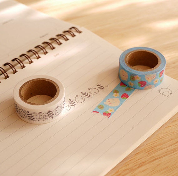 Molang Masking Tape 2EA Set Artist Edition Korean Stationery