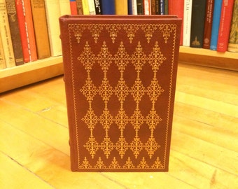 Pride and Prejudice by Jane Austen / Published 1980 / Franklin Library 100 Greatest Books / Vintage Leatherbound Book / Classic Literature