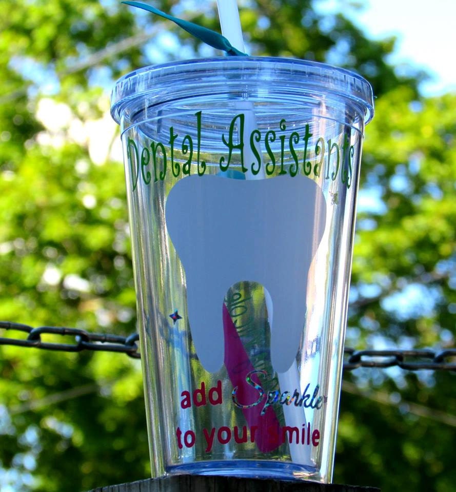 Custom Dental Assistant Tumbler Dentist Cup Personalized