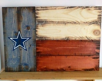 Dallas Cowboys Texas Flag
