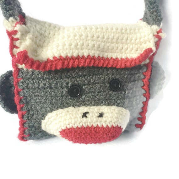 sock monkey coin purse