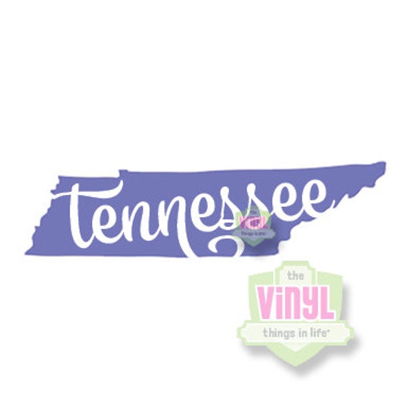 Tennessee decal Tennessee state sticker State of Tennessee