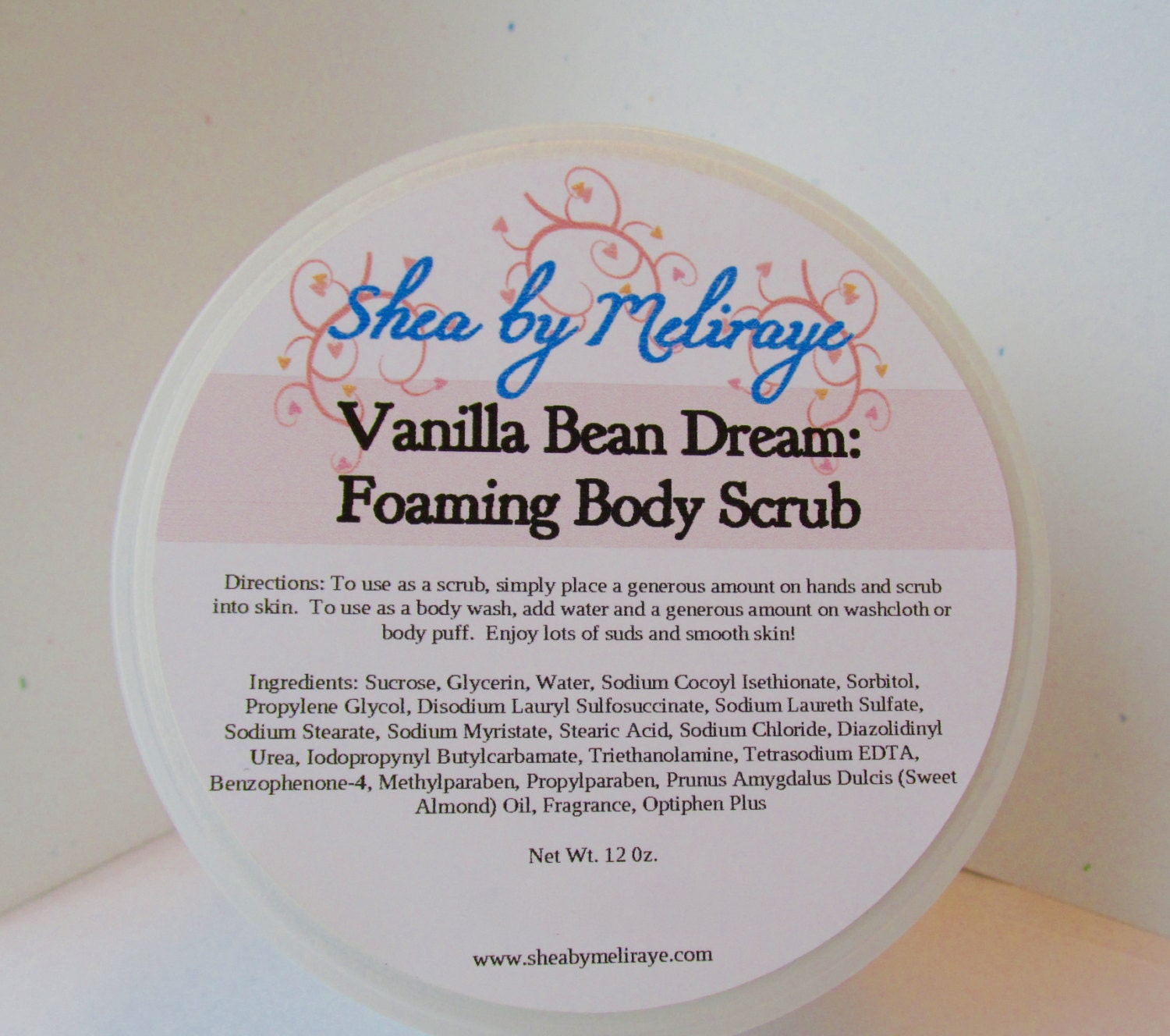 Vanilla Bean Dream Foaming Body Scrub by SheaByMeliraye on Etsy