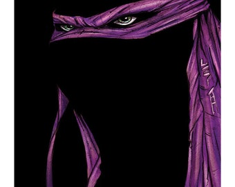Donatello Mask Teenage Mutant Ninja Turtle Print