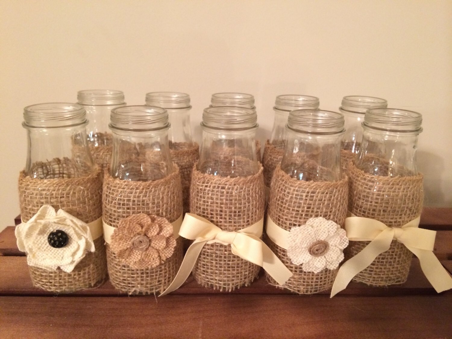 50 Rustic wedding milk bottles country by KatieRoseCreationz