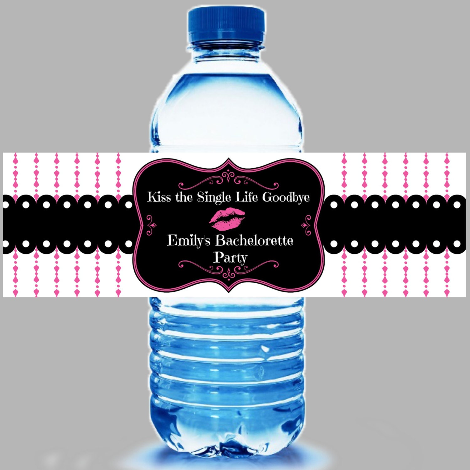 Bachelorette Party Water Bottle Label 5ct Party by TwistyTurtle