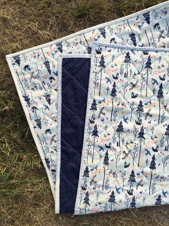 Whole Cloth Quilts For Sale items similar to woodland animal whole cloth quilt modern Whole Cloth Quilts For Sale items similar to woodland animal whole cloth quilt modern