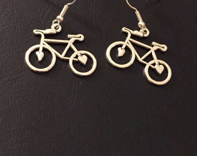 Bicycle earrings