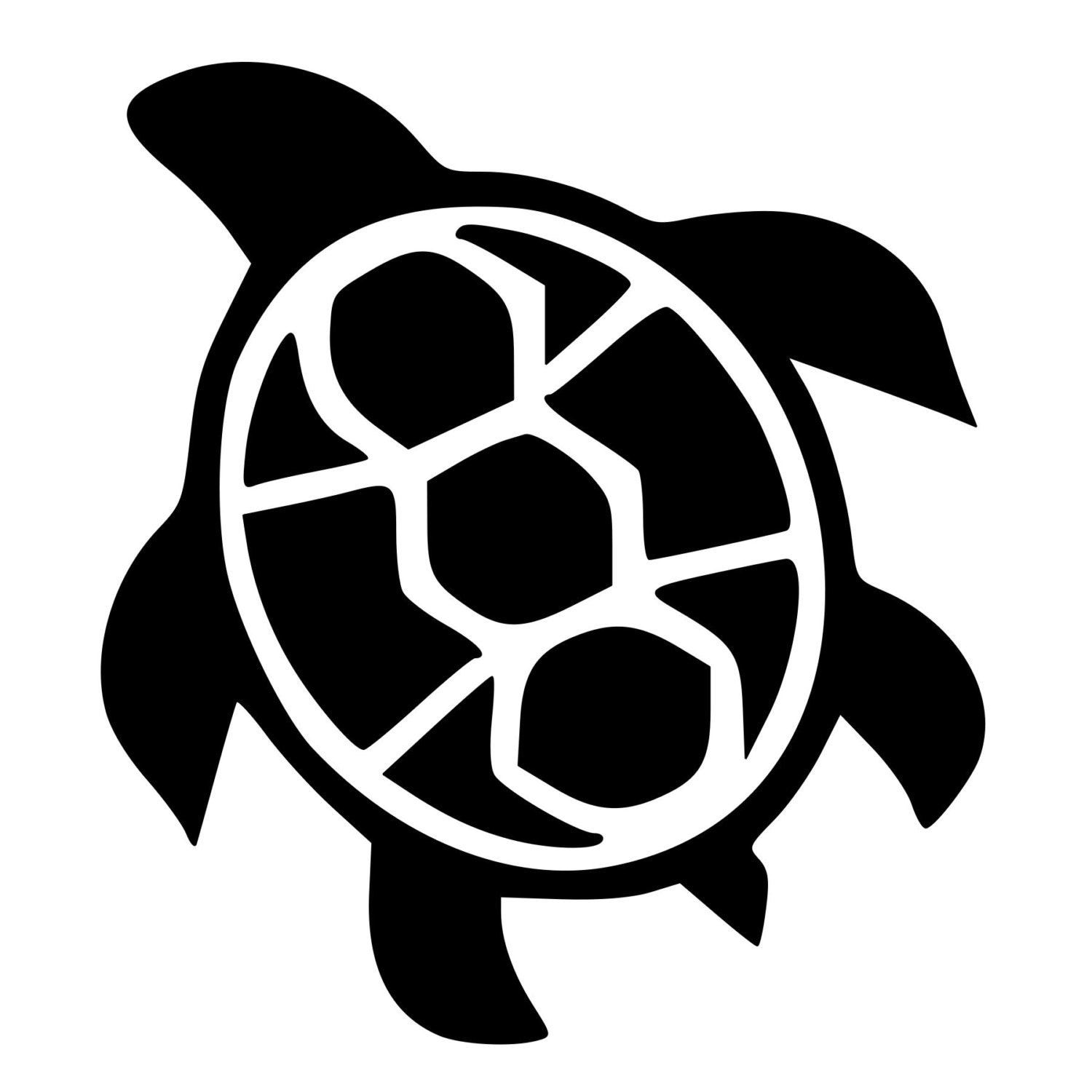 Sea Turtle Die-Cut Decal Car Window Wall Bumper Phone Laptop