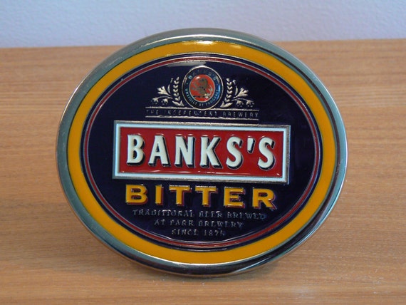 Banks's Bitter Beer Pump Handle Badge. by CoopsRetroBar on Etsy