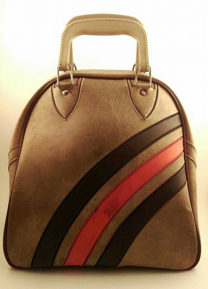 Vintage Brunswick Retro Bowling Ball Bag by KissesToMyMia on Etsy