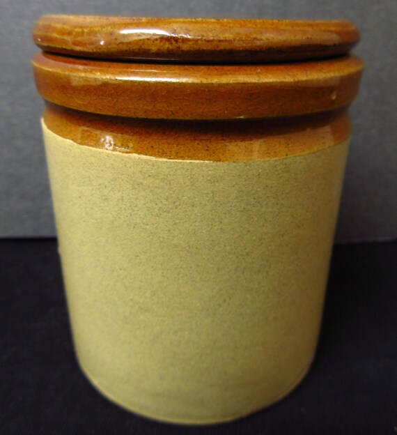 Moira Pottery Works Stoneware Marmalade Crock England Vintage Miniature