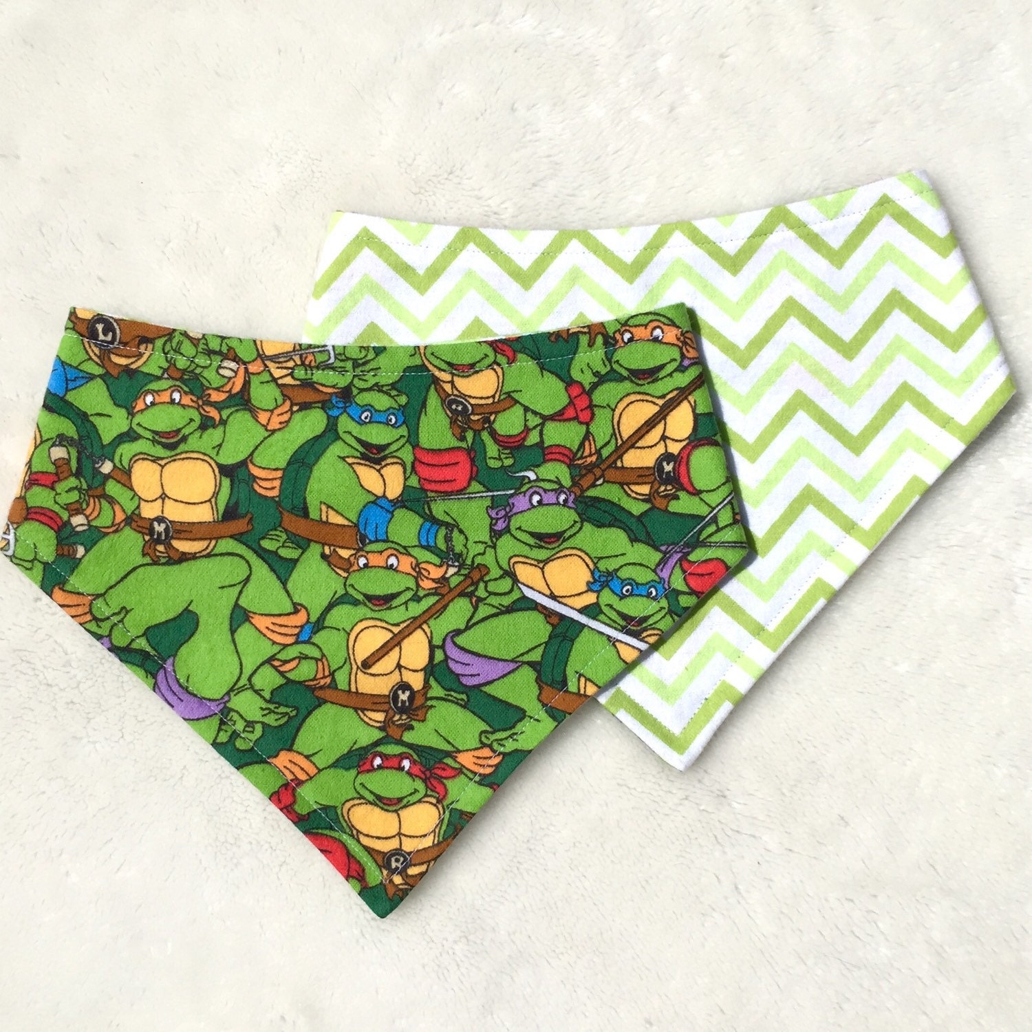 Ninja Turtle Bandana Bib