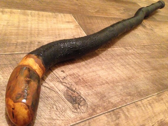 Irish Shillelagh Blackthorn Walking Stick Handmade In 9128