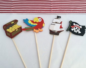 Pirate Centerpiece: Pirate Party Table Centerpiece, Table Decoration, Pirate Party Decoration