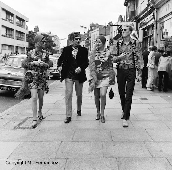 Portobello Road market photo hippie era London England