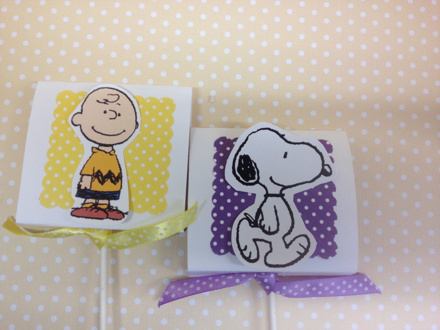 Peanuts Charlie Brown Snoopy Party Lollipop Favors Set of