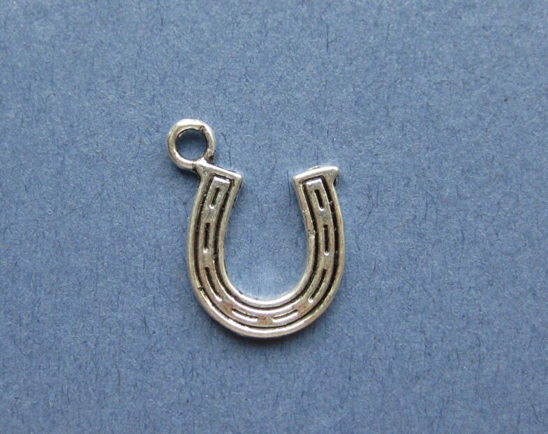 10 Horseshoe Charms Horseshoe Pendants Horseshoes