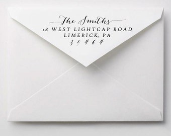 DIY Address Printing, Wedding Return Address, Calligraphy Envelope Address