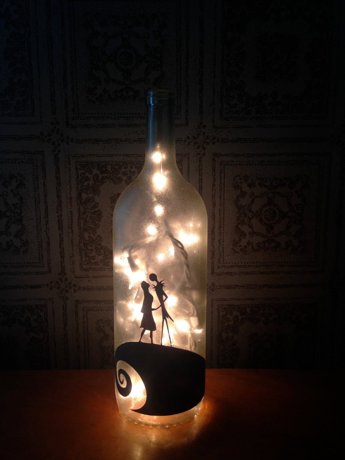 Nightmare Before Christmas Inspired Wine Bottle / by ...
