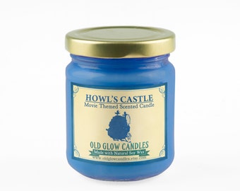 Howl's Moving Castle Inspired Scented Soy Candle - Studio Ghibli