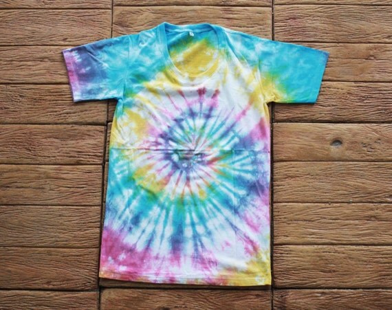 Tie dye Shirt Tye Dye Shirt Pastel Colorful Shirt by CarryMePlzzzz