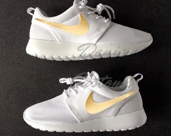 Roshe Run Weiß Gold Roshe Run Weiß Gold