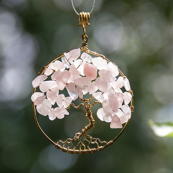rose quartz tree of life meaning