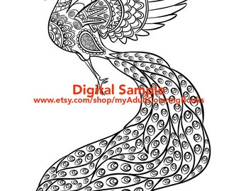 peacock coloring page for adults peacock adult coloring page bird adult coloring pages
