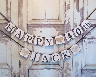 Birthday banner, Happy Birthday personalized, Personalized banner, Birthday Decorations, Happy Birthday banner,Personalized Birthday Banner