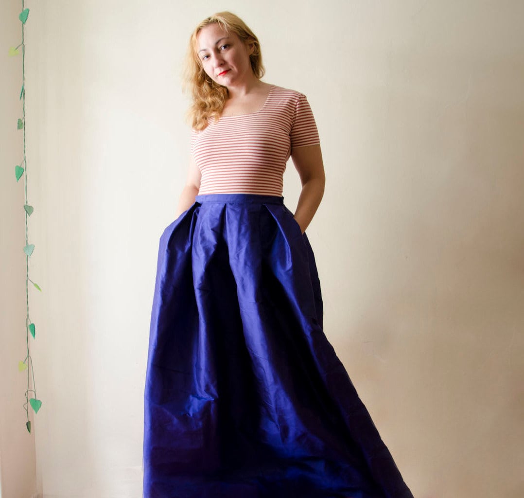 Silk Evening Skirt 13