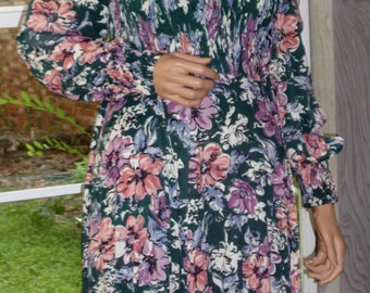Vintage Boho Hippie Dress by Jody T Immaculate, Soft and Smocked 20% Off