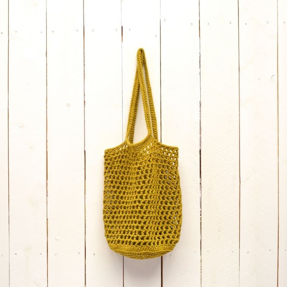 Crochet Bag Pattern Market Tote Shopping Bag Pattern PDF